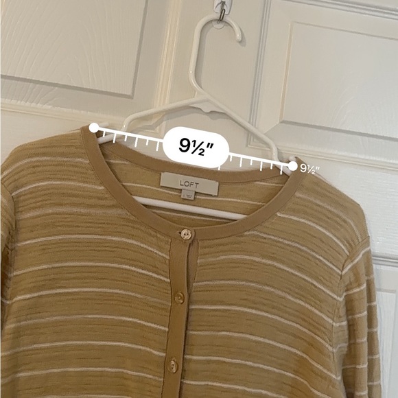 LOFT crewneck cardigan, 100% cotton - Picture 7 of 10